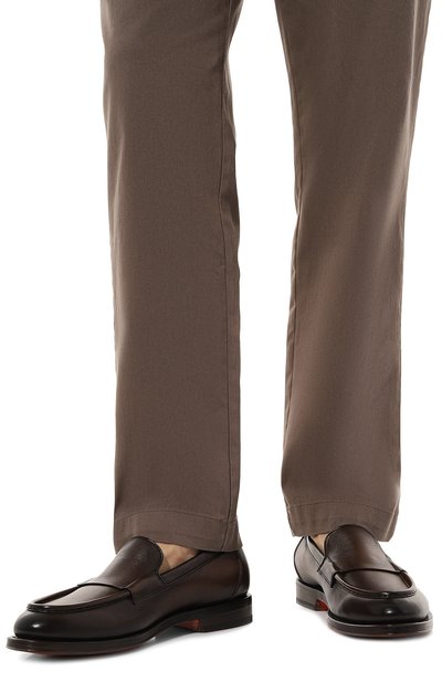 Кожаные лоферы SANTONI, арт. MCCG18357PD5SSG6, фото 3