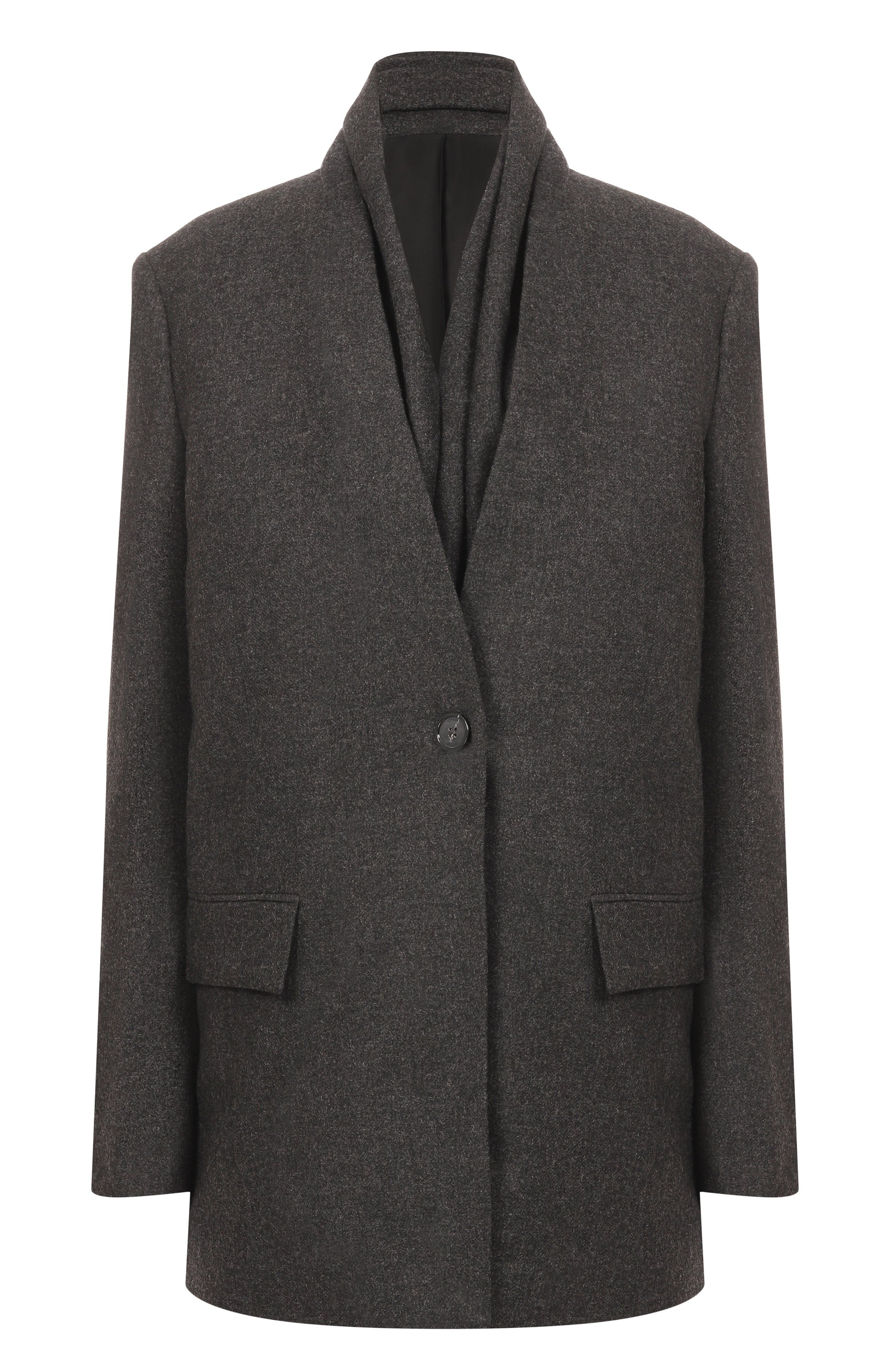 Жакет из вискозы и шерсти TOTEME, арт. 254-WRZ0060-FB0472, фото 1