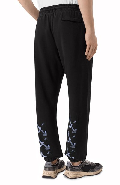 Хлопковые джоггеры OFF-WHITE, арт. 0MCH057F25FLE003, фото 4