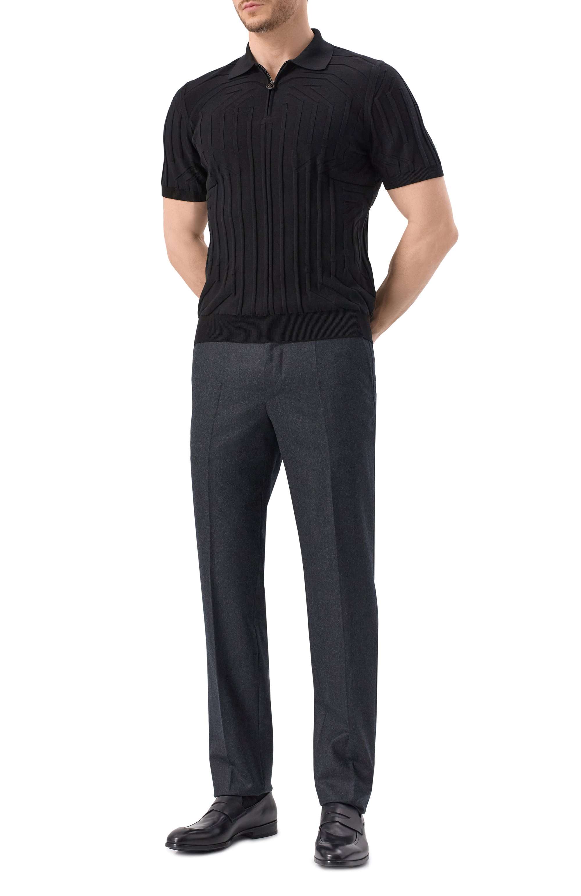 Поло из хлопка и шелка STEFANO RICCI, арт. K818089P31/F25171, фото 2