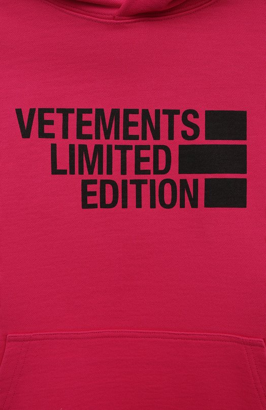 Хлопковое худи VETEMENTS 3