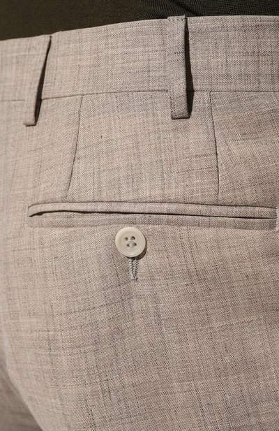 Брюки из шерсти и шелка CANALI, арт. 71019/AE00386, фото 5