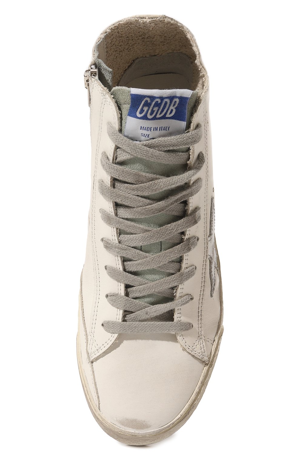 Кожаные кеды francy GOLDEN GOOSE DELUXE BRAND, арт. GWF00113/F0003191027, фото 4