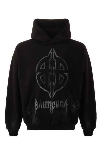 Хлопковое худи BALENCIAGA, арт. 767877/TQVT3, фото 1