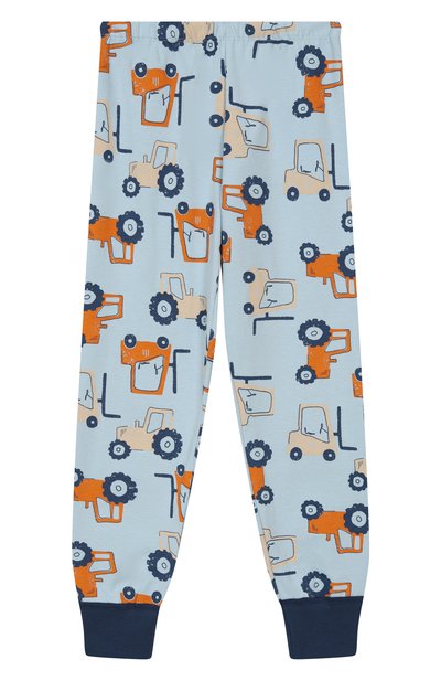 Хлопковая пижама SANETTA голубого цвета по цене 8195 руб., арт. 233625, фото 4 Хлопковая пижама SANETTA, арт. 233625, фото 4