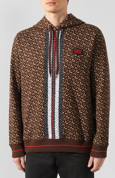 Хлопковое худи BURBERRY, арт. 8018241, фото 3