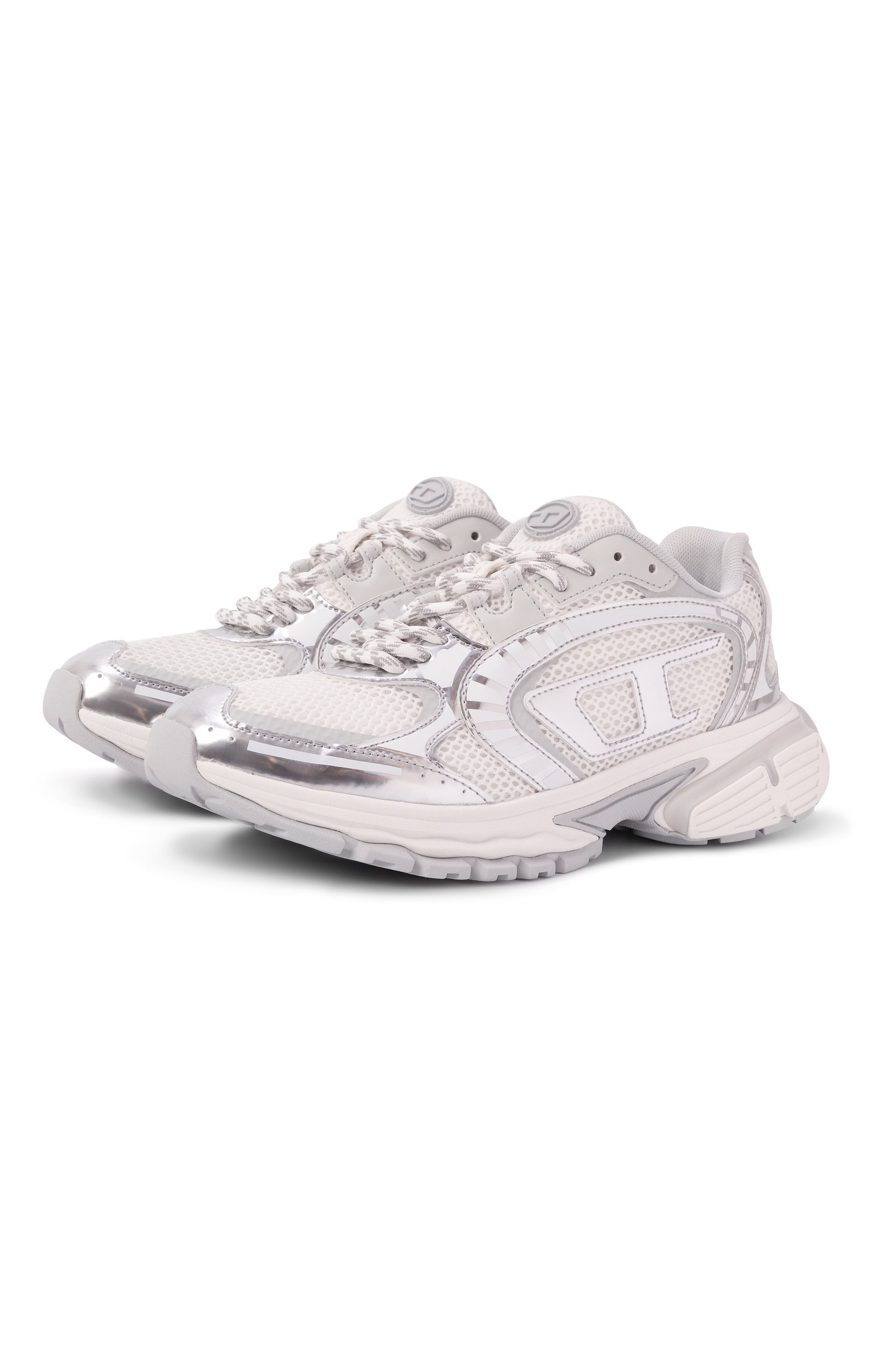 Текстильные кроссовки s-pro-v-dense DIESEL серебряного цвета по цене 33050 руб., арт. Y03594/P8135, фото 1 Текстильные кроссовки s-pro-v-dense DIESEL, арт. Y03594/P8135, фото 1