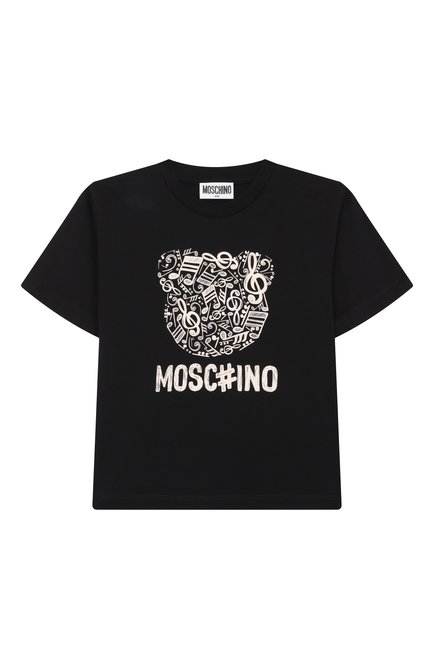 Хлопковая футболка MOSCHINO, арт. HQM05G/LAA10/4-8