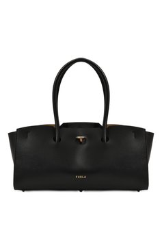 Женская сумка furla genesi FURLA черного цвета, арт. WB01254/BX0053 | Фото 1 (Размер: large; Драгоценные камни: Проставлено; Материал: Натуральная кожа; Материал сплава: Проставлено)