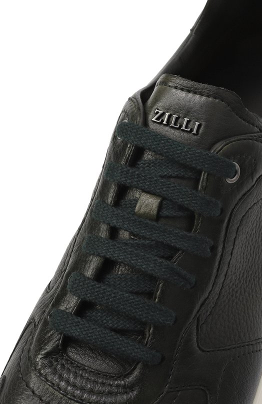 Кожаные кроссовки Zilli H0138BM1166VZEV02 Хаки  H0138BM1166VZEV02 Фото 7