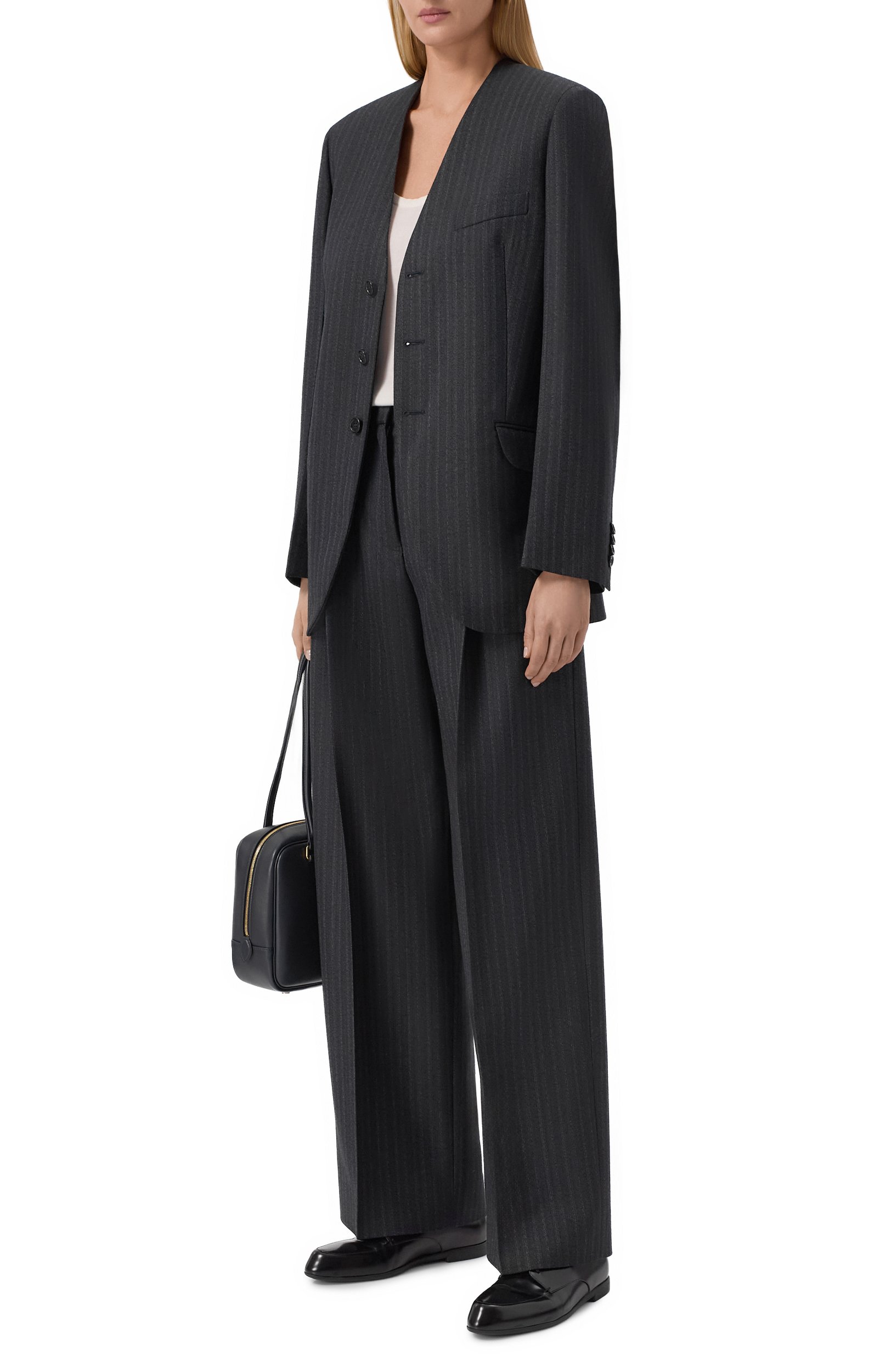 Шерстяной жакет JIL SANDER темно-синего цвета по цене 393000 руб., арт. J02BN0261/J40334, фото 2 Шерстяной жакет JIL SANDER, арт. J02BN0261/J40334, фото 2
