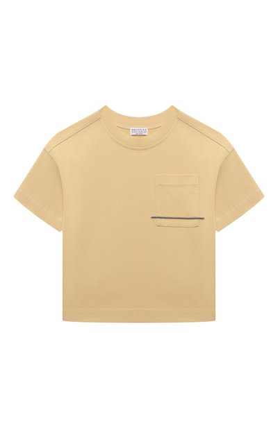 Хлопковая футболка BRUNELLO CUCINELLI, арт. B0T81T287A