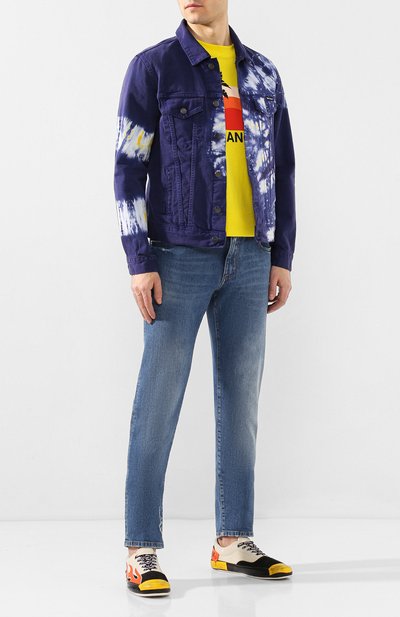 Джинсовая куртка PALM ANGELS синего цвета по цене 79950 руб., арт. PMYE013S204160421888, фото 2 Джинсовая куртка PALM ANGELS, арт. PMYE013S204160421888, фото 2
