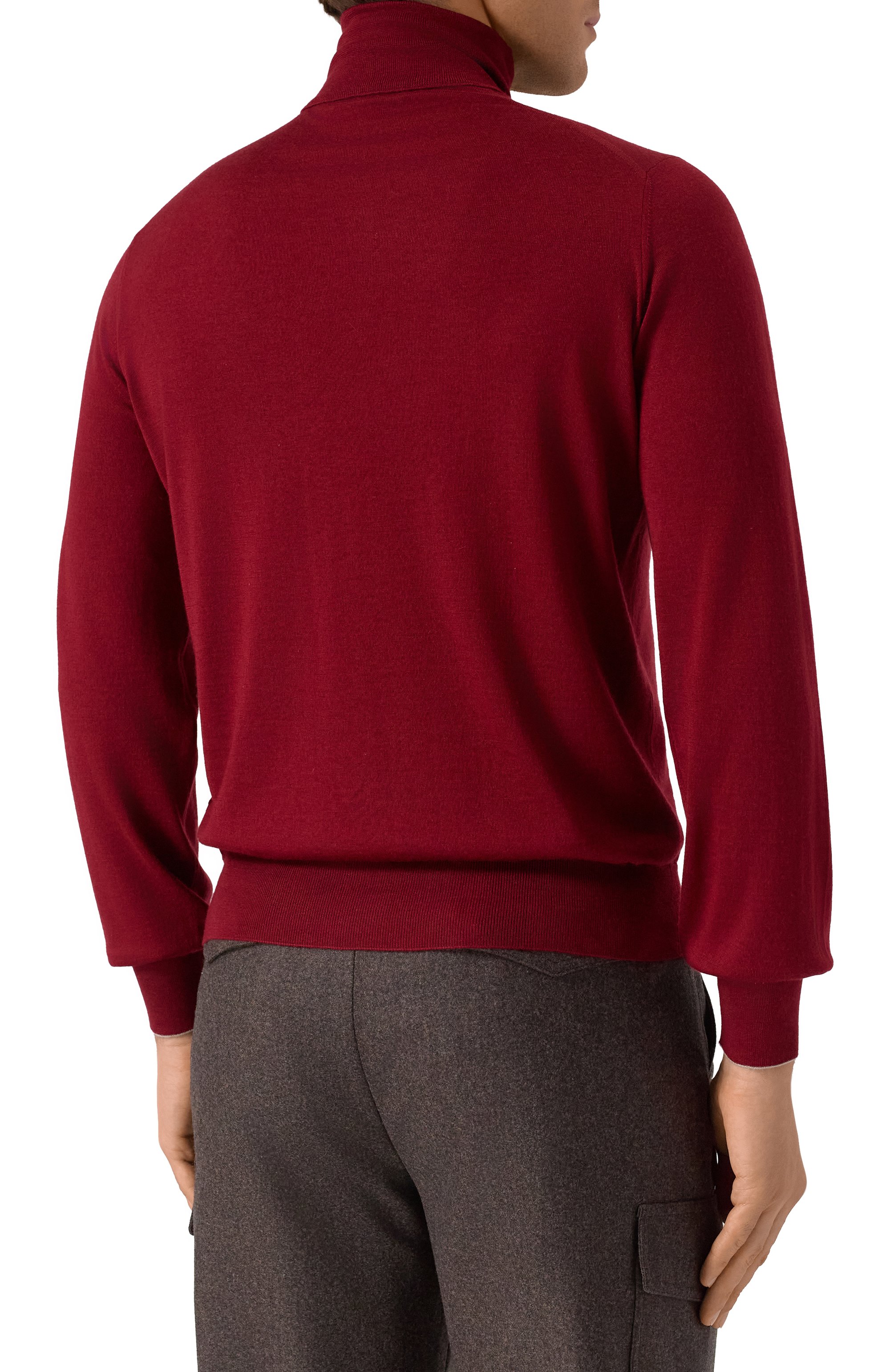 Водолазка из кашемира и шелка BRUNELLO CUCINELLI, арт. M2300103, фото 4