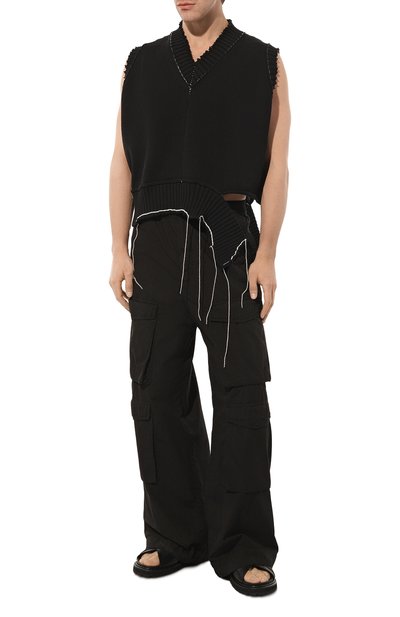 Жилет ISABEL BENENATO черного цвета по цене 77250 руб., арт. UK72S23, фото 2 Жилет ISABEL BENENATO, арт. UK72S23, фото 2