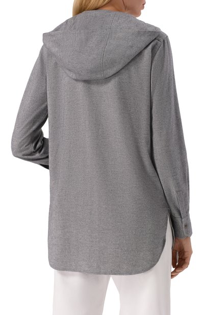 Хлопковая рубашка KITON, арт. D54435H0949205, фото 4