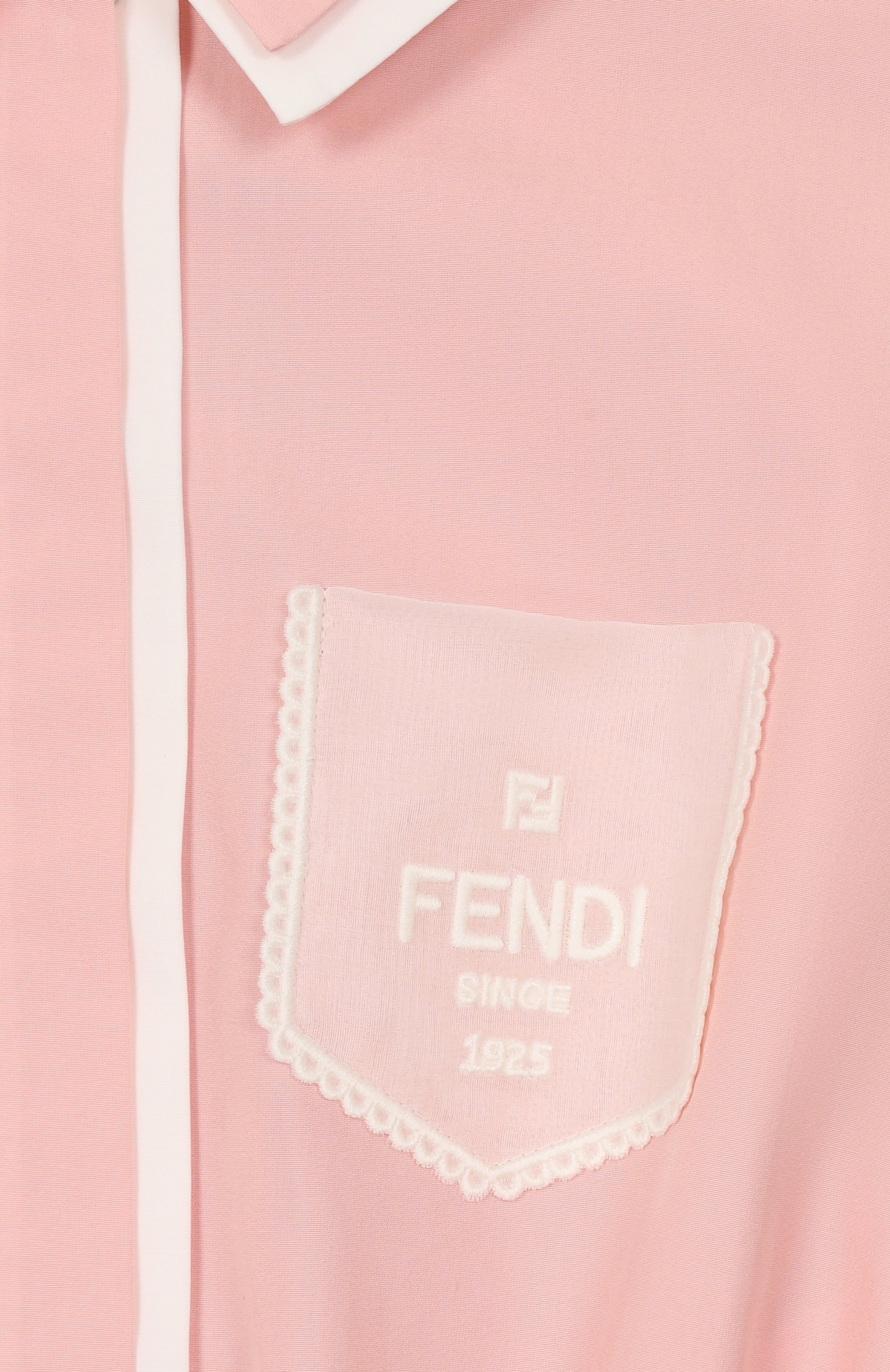 Хлопковое платье FENDI розового цвета по цене 79850 руб., арт. JFB865/AEXZ_001, фото 3 Хлопковое платье FENDI, арт. JFB865/AEXZ_001, фото 3