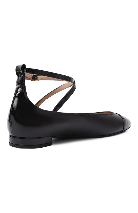 

Кожаные балетки Eden Strap Stuart Weitzman, Чёрный