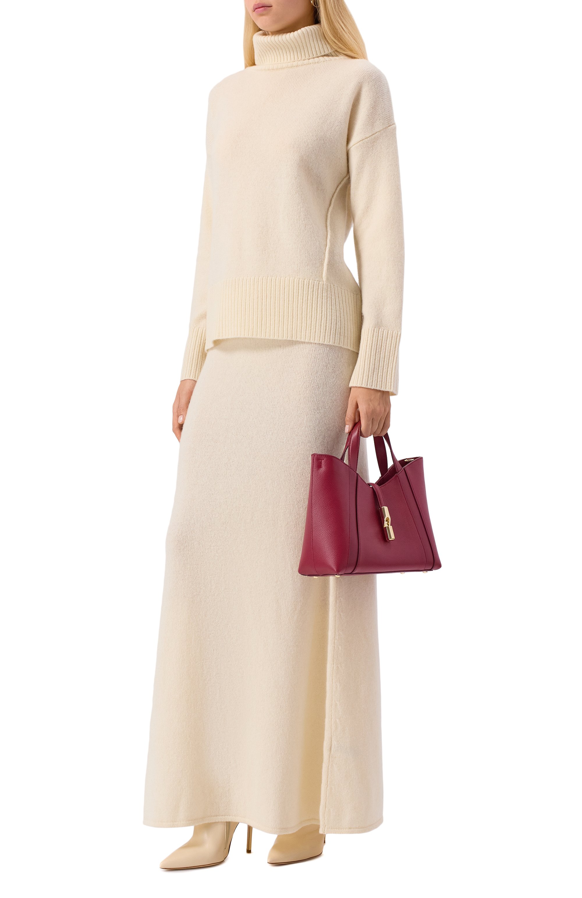 Свитер из шерсти и кашемира PIETRO BRUNELLI кремового цвета по цене 34650 руб., арт. MAG012/WS0013/0002, фото 2 Свитер из шерсти и кашемира PIETRO BRUNELLI, арт. MAG012/WS0013/0002, фото 2