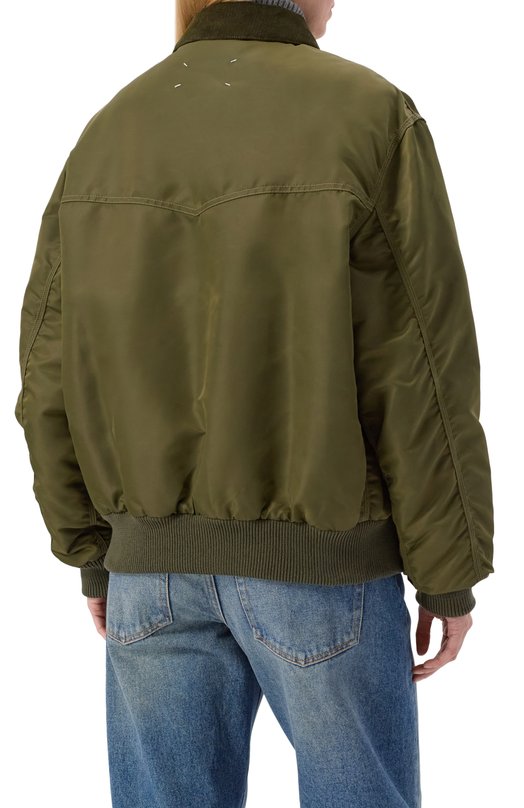 Бомбер Maison Margiela S67AM0106/M35662 Зелёный  S67AM0106/M35662 Фото 4
