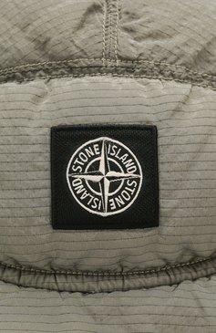 Мужская пуховая шапка STONE ISLAND хаки цвета, арт. 711599432 | Фото 3 (Материал: Текстиль, Синтетический материал)