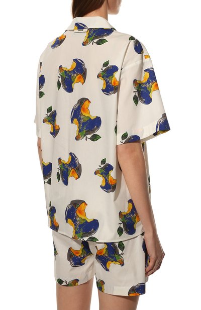 Хлопковая рубашка MSGM, арт. 3241MDE91 227190, фото 4
