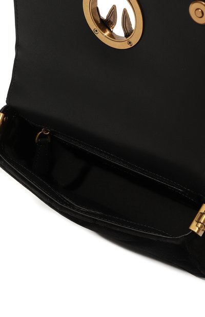 Сумка love click PINKO черного цвета по цене 45900 руб., арт. 100067/A17G, фото 5 Сумка love click PINKO, арт. 100067/A17G, фото 5