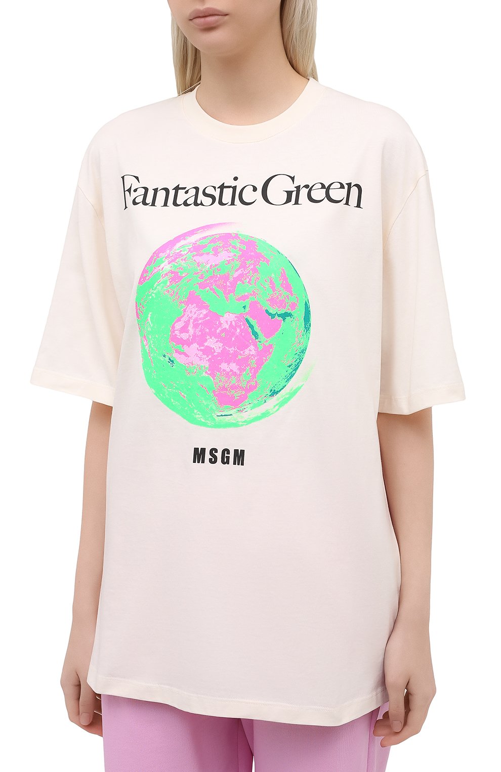 Хлопковая футболка MSGM, арт. 3041MDM190 217117, фото 3