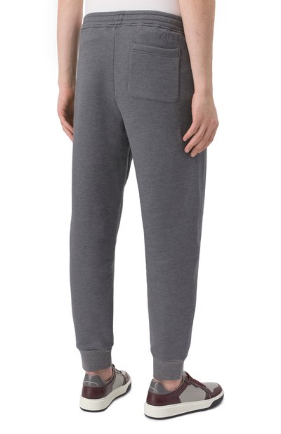 Джоггеры из хлопка и шелка ZILLI, арт. JSP304M013989005U, фото 4