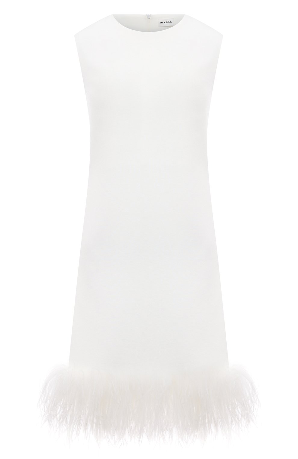 Платье с отделкой перьями P.A.R.O.S.H., арт. PIC0-D725237P, фото 1