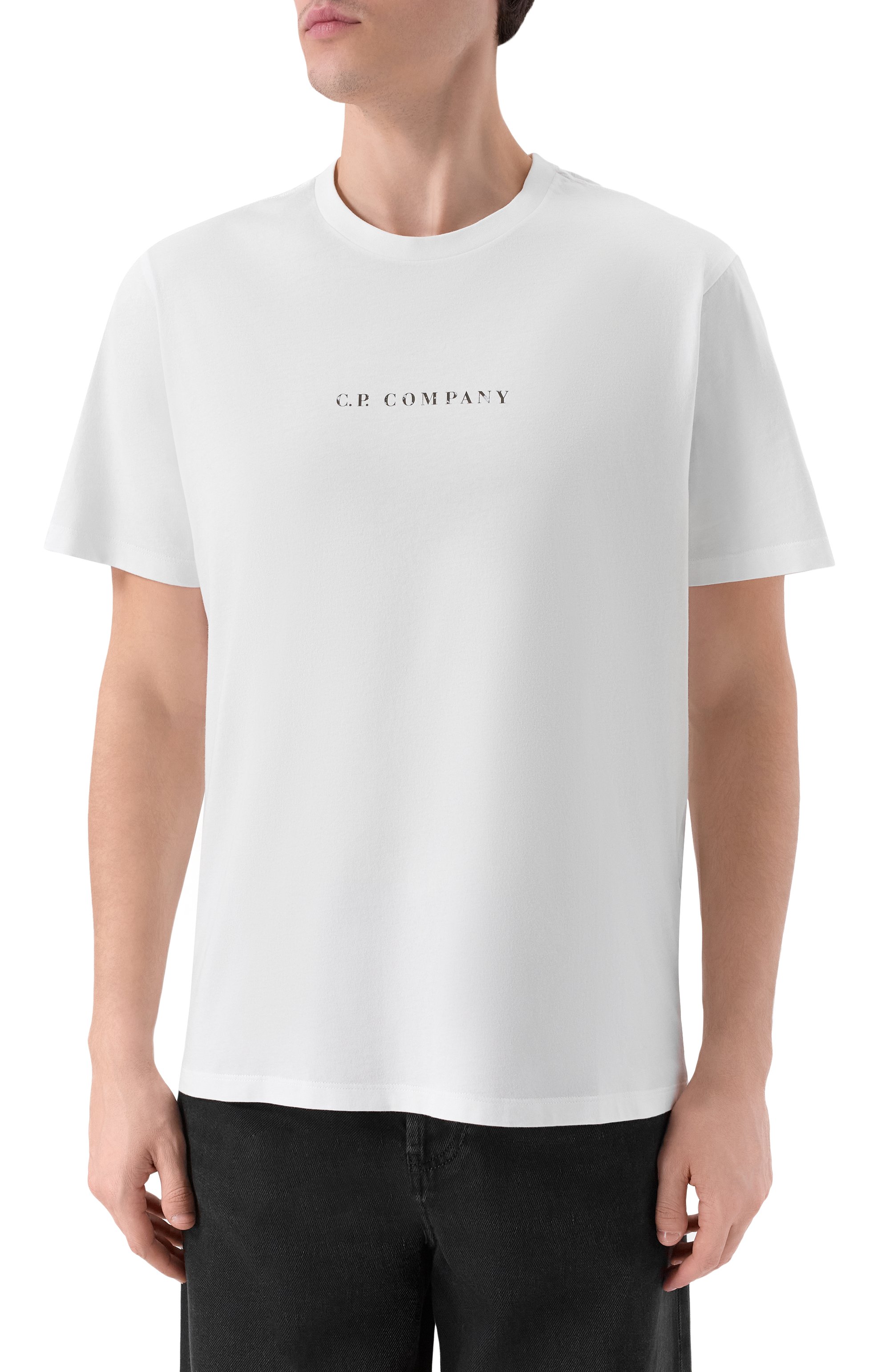 Хлопковая футболка C.P. COMPANY, арт. 19CMTS104A005100W, фото 3