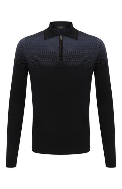 Мужская поло из кашемира и шелка ZILLI, арт. KZP001M0230VSHA00