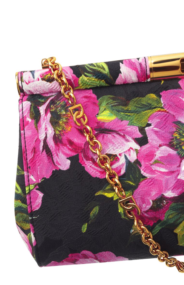 Женский клатч marlene DOLCE & GABBANA разноцветного цвета, арт. BB7672/A6N03 | Фото 3 (Размер: medium; Материал: Текстиль; Женское Кросс-КТ: Клатч-клатчи, Вечерняя сумка)