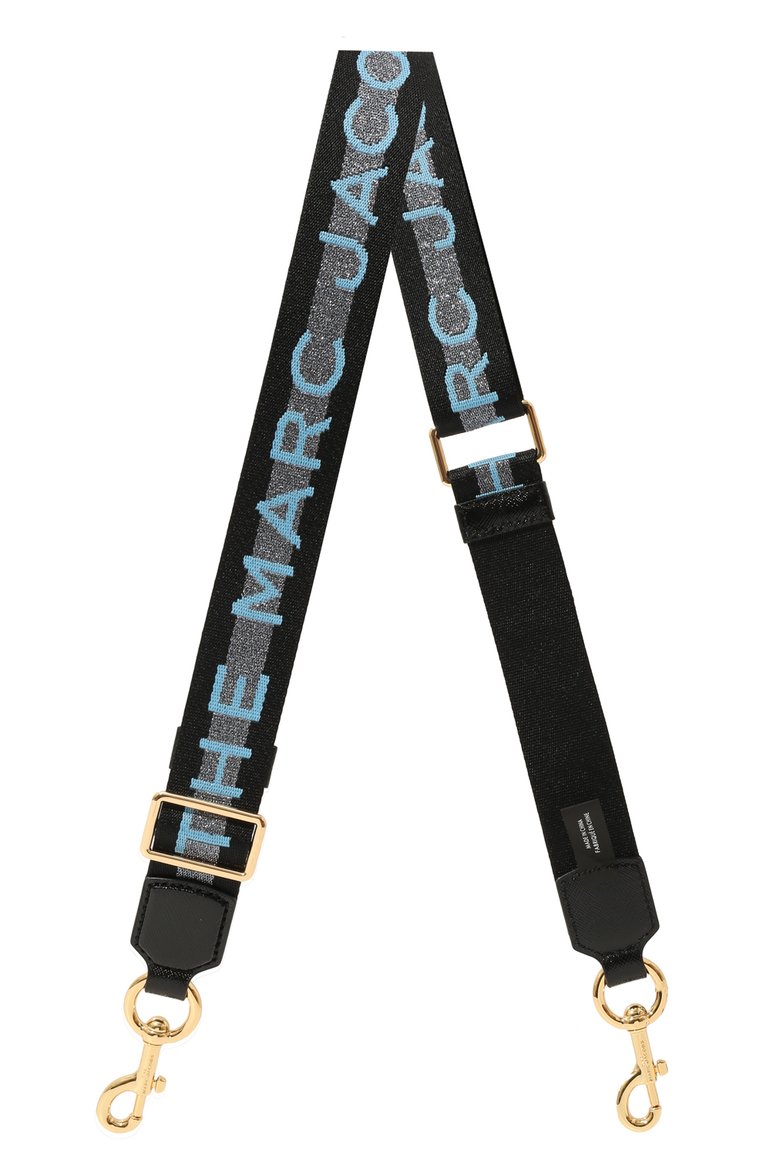 Женские текстильный ремень для сумки MARC JACOBS (THE) голубого цвета, арт. M0014328 | Фото 1 (Материал: Текстиль; Кросс-КТ: ремень-сумка; Нос: Не проставлено)