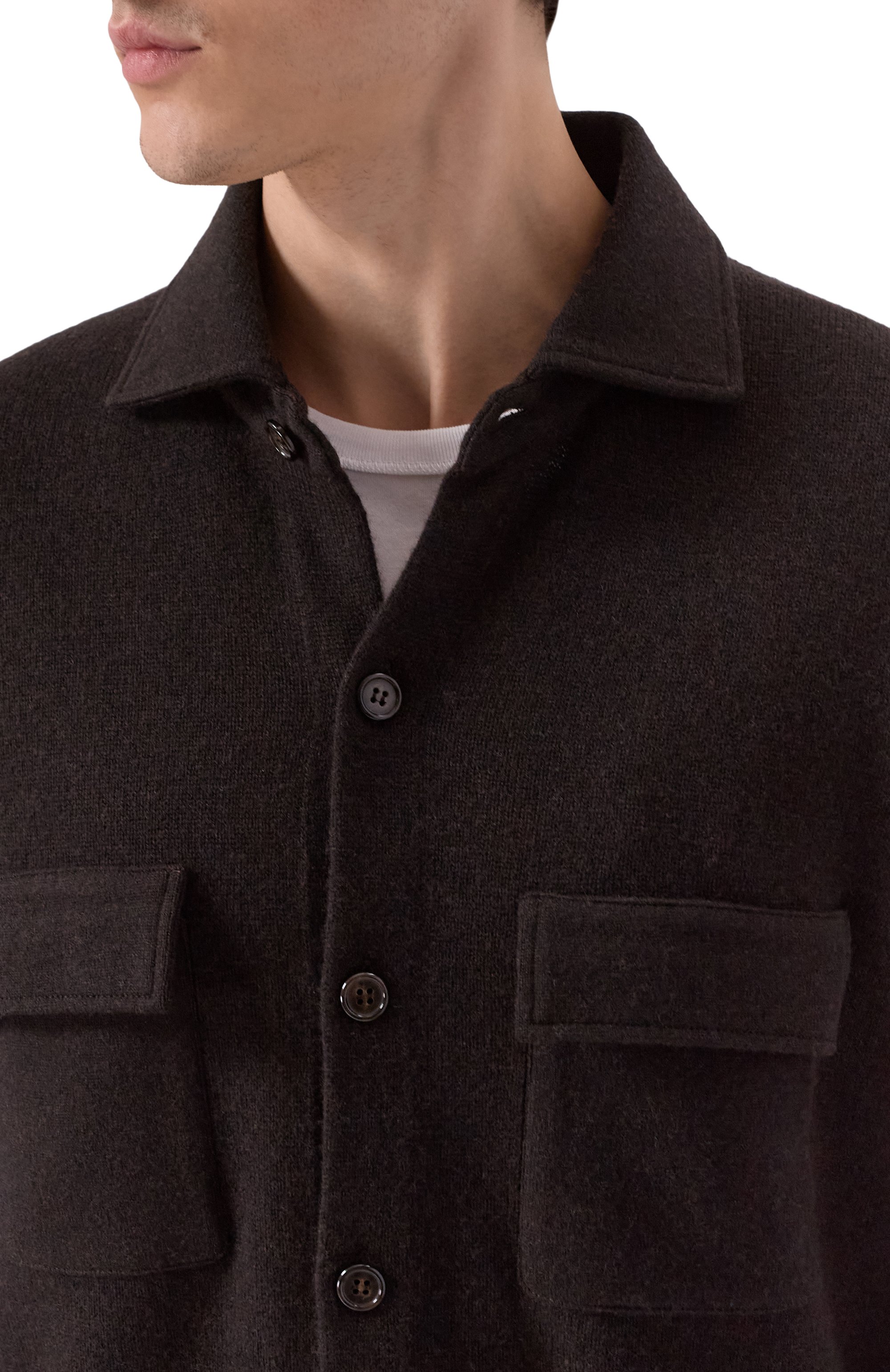 Кардиган из шерсти и кашемира CORNELIANI, арт. 26M577-2625112, фото 5