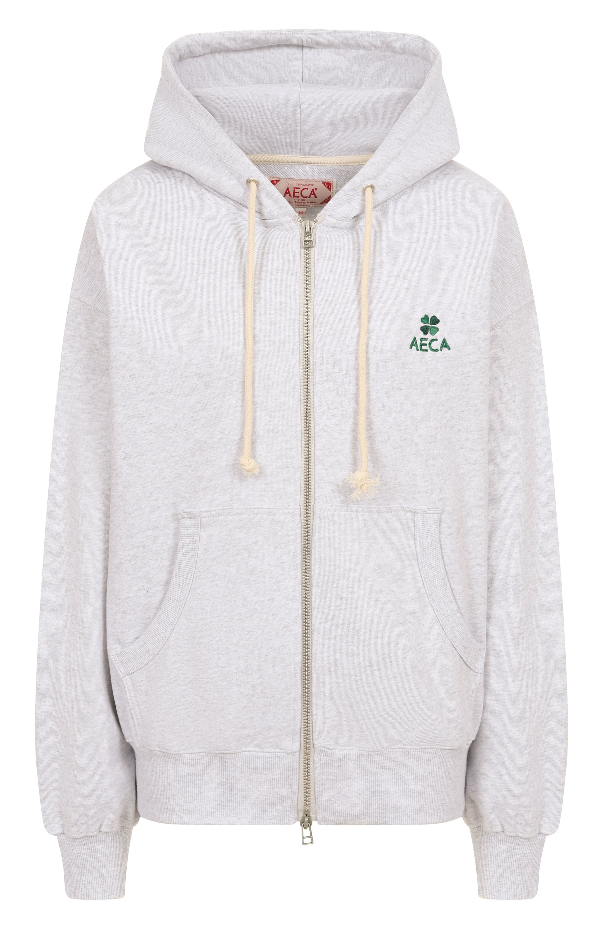 Хлопковая толстовка AECA WHITE, арт. AWCMFWBDTSZSO001C0.LIGHT GREY (XL), фото 1