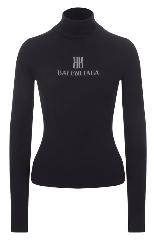 Водолазка из вискозы Balenciaga 835491/T5231 Чёрный 835491/T5231