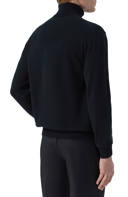 Кашемировая водолазка Kiton UMK1507K348 Чёрный  UMK1507K348 Фото 4