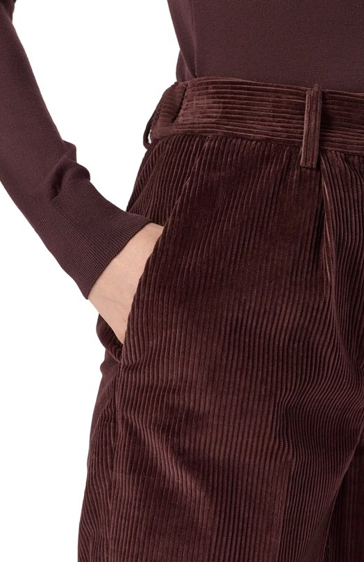 Вельветовые брюки Kiton D50105S06325 Коричневый  D50105S06325 Фото 5