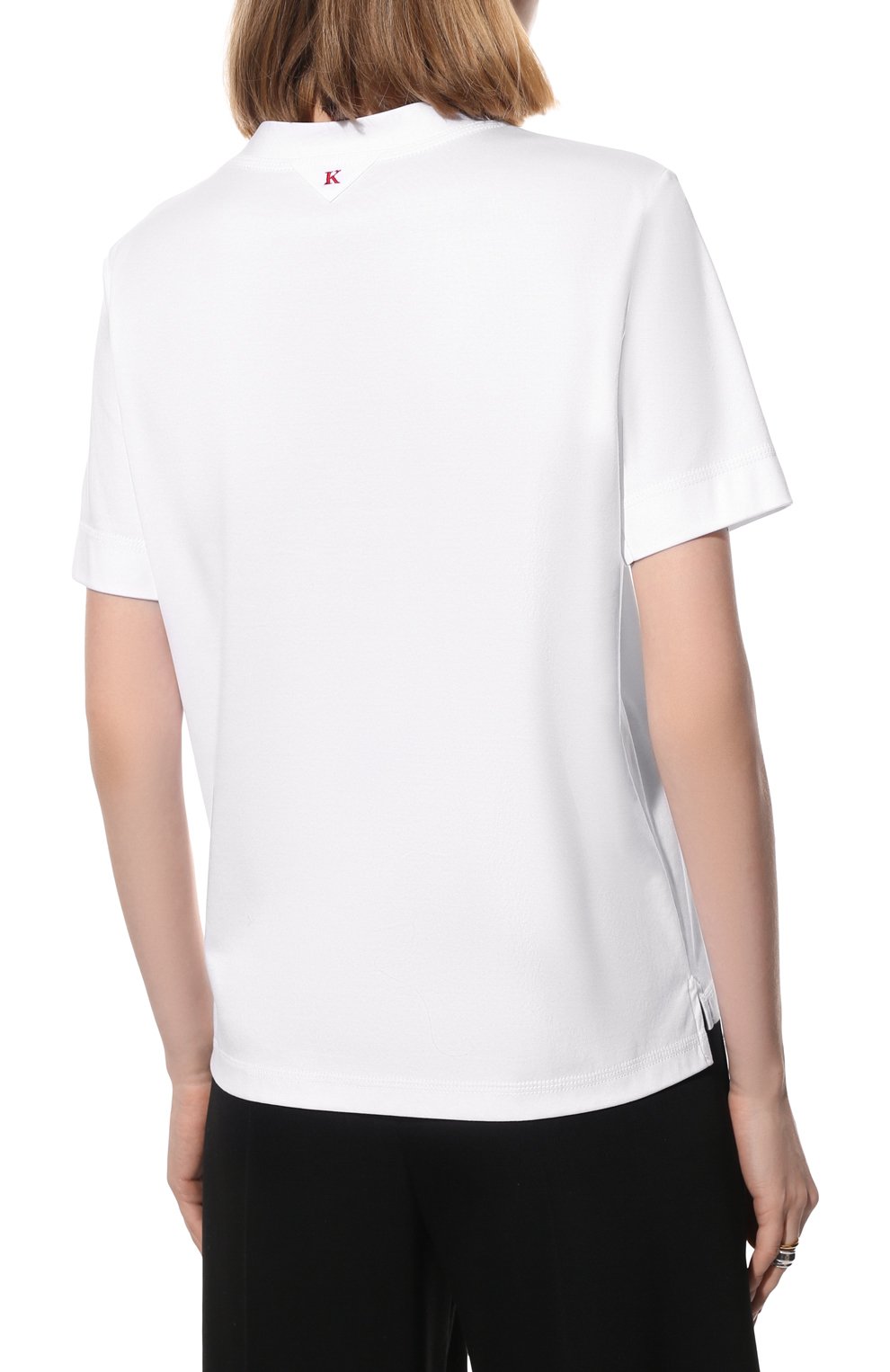Хлопковая футболка KITON, арт. D53450H08051, фото 4