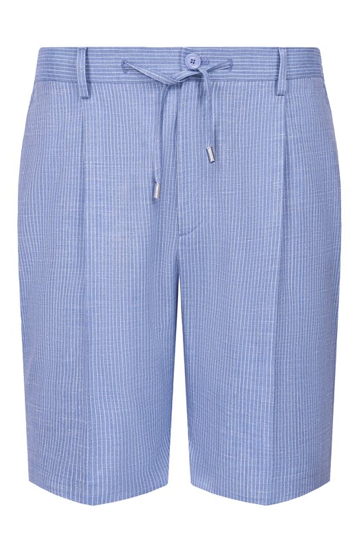 Шорты из шерсти и шелка Stefano Ricci M1T6100301/WKL09U Голубой M1T6100301/WKL09U