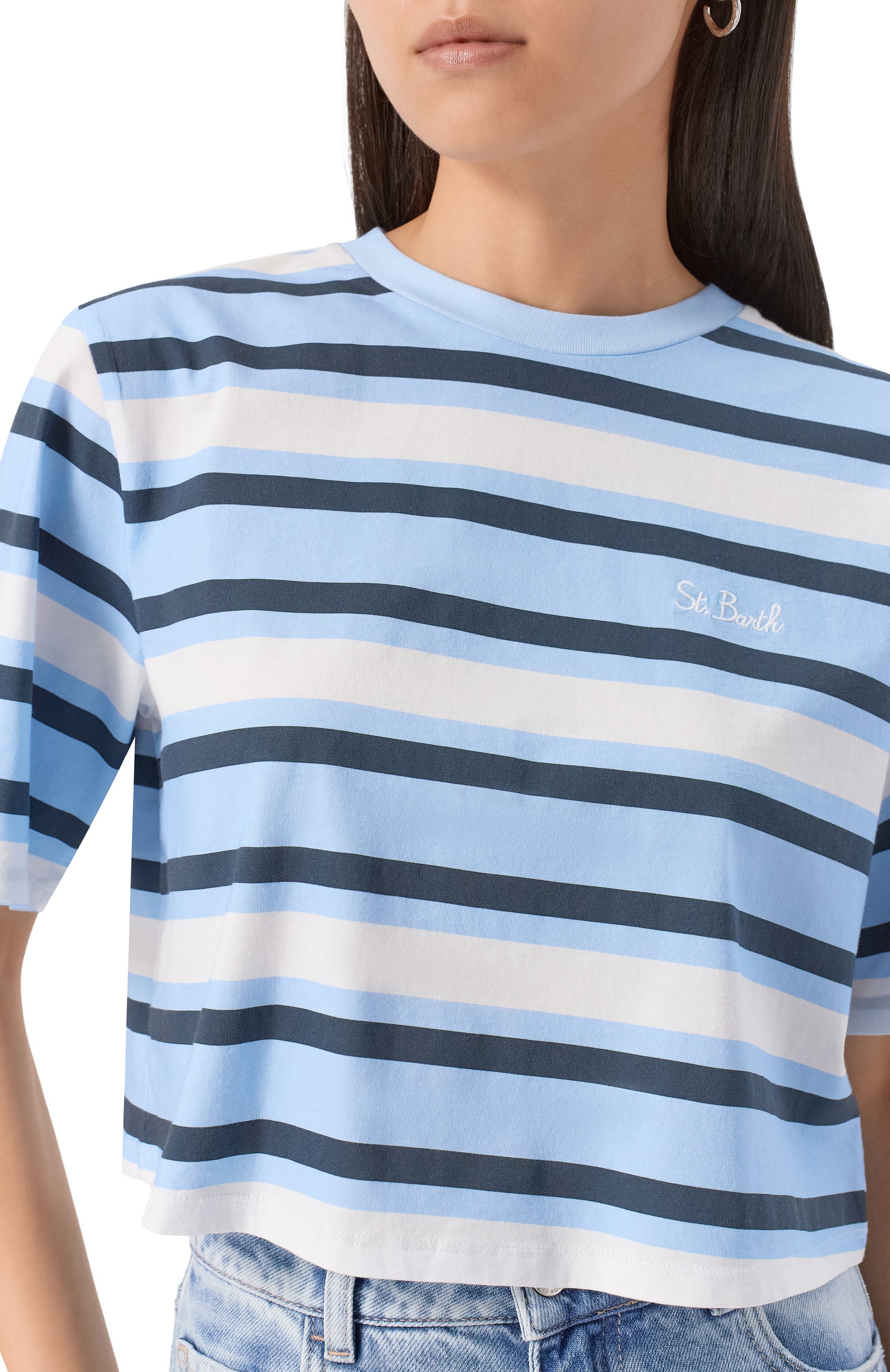 Хлопковая футболка MC2 SAINT BARTH, арт. STBW MALIA/06779H, фото 5