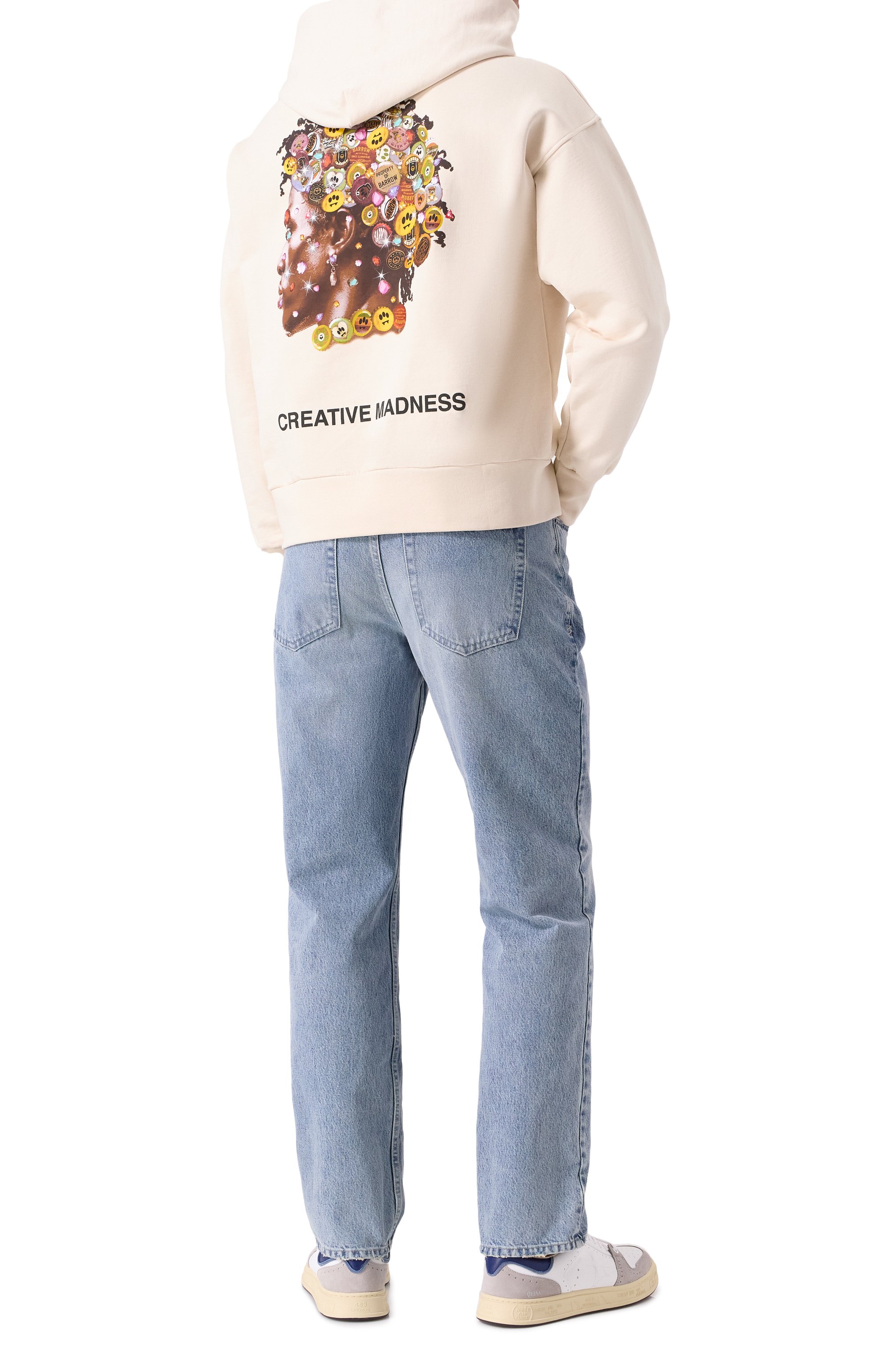 Хлопковое худи BARROW, арт. S5BWMAHS158, фото 2