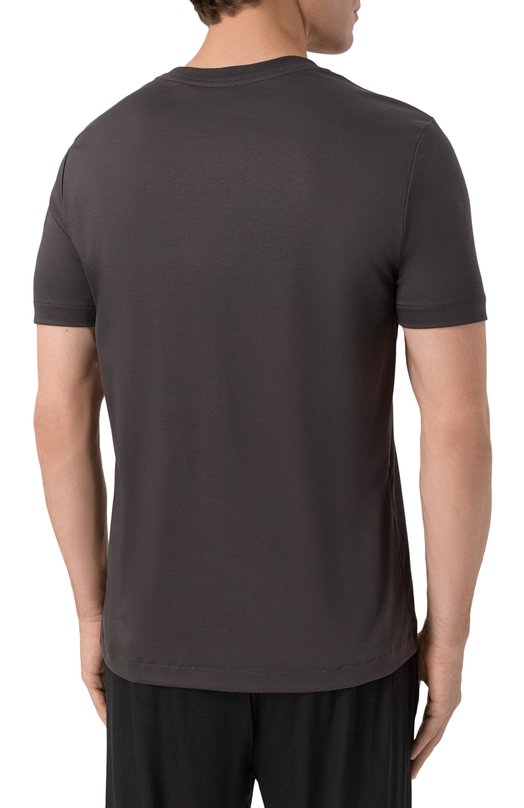 Хлопковая футболка Zimmerli 286-43110 Серый  286-43110 Фото 4