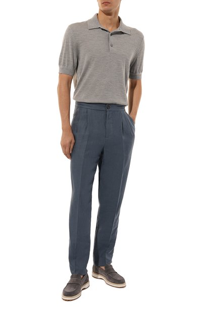 Поло из кашемира и шелка TOM FORD серого цвета по цене 112000 руб., арт. TFKC32/BZH99, фото 2 Поло из кашемира и шелка TOM FORD, арт. TFKC32/BZH99, фото 2