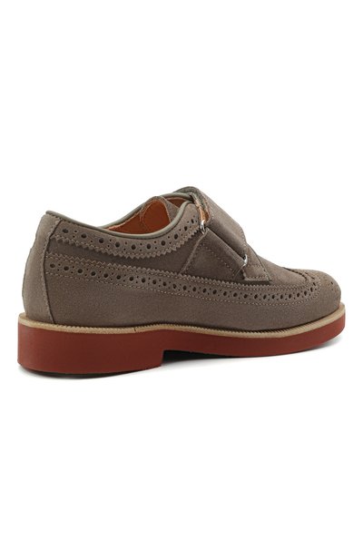 Замшевые дерби с брогированием RONDINELLA, арт. 11486-1/5687/24-27, фото 3
