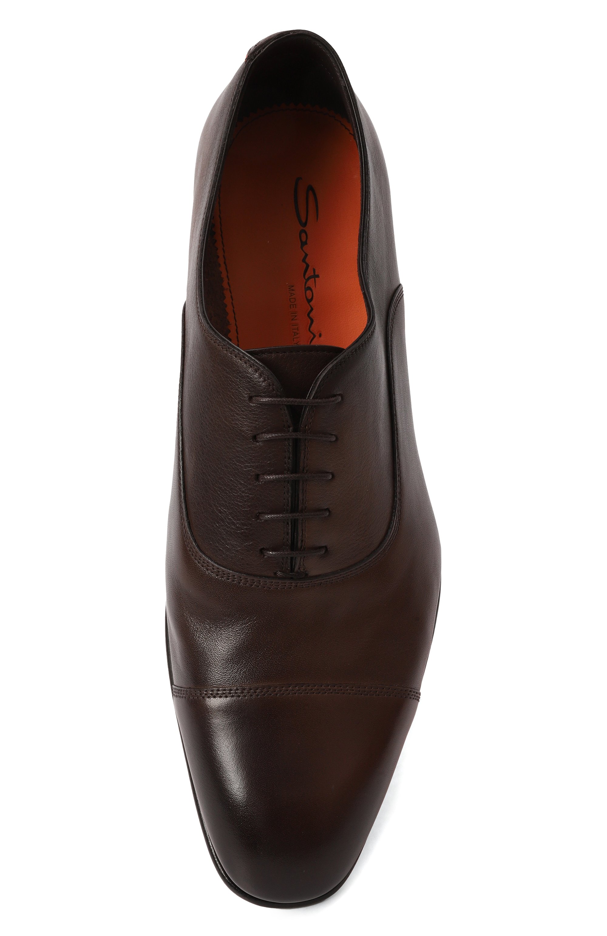 Кожаные оксфорды adrian SANTONI, арт. MCAG18883LA3SGFR, фото 6