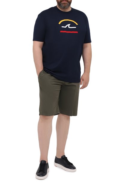 Шорты из хлопка и шелка PAUL&SHARK, арт. 21414116/FIZ, фото 2