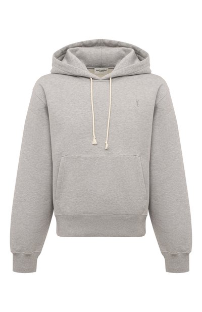 Мужской хлопковое худи SAINT LAURENT, арт. 778464/Y37PU