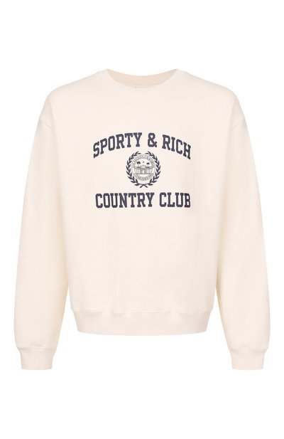 Мужской хлопковый свитшот SPORTY AND RICH, арт. ST09876218WH37